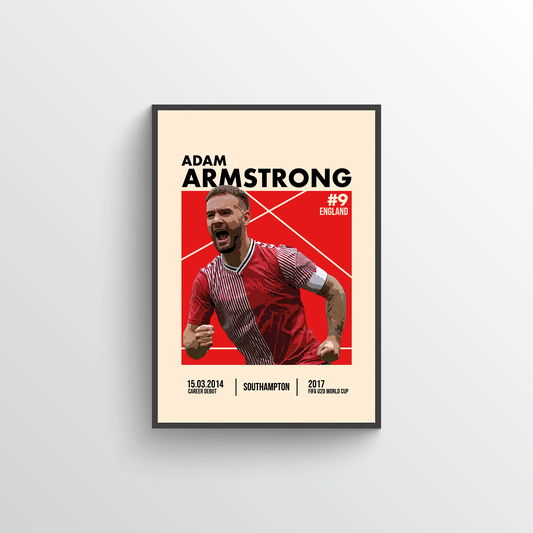 Championship Player Poster - Adam Armstrong