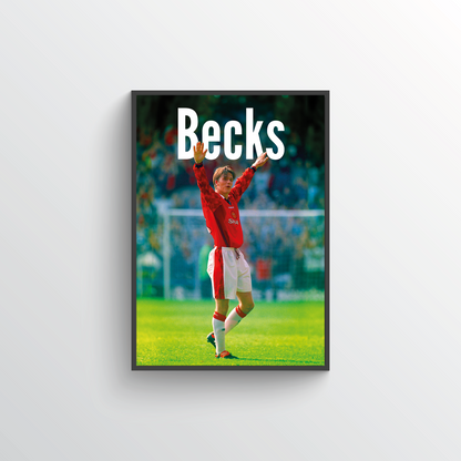 David Beckham 'Becks' Poster