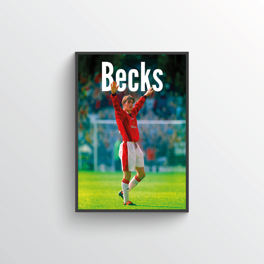 David Beckham 'Becks' Poster