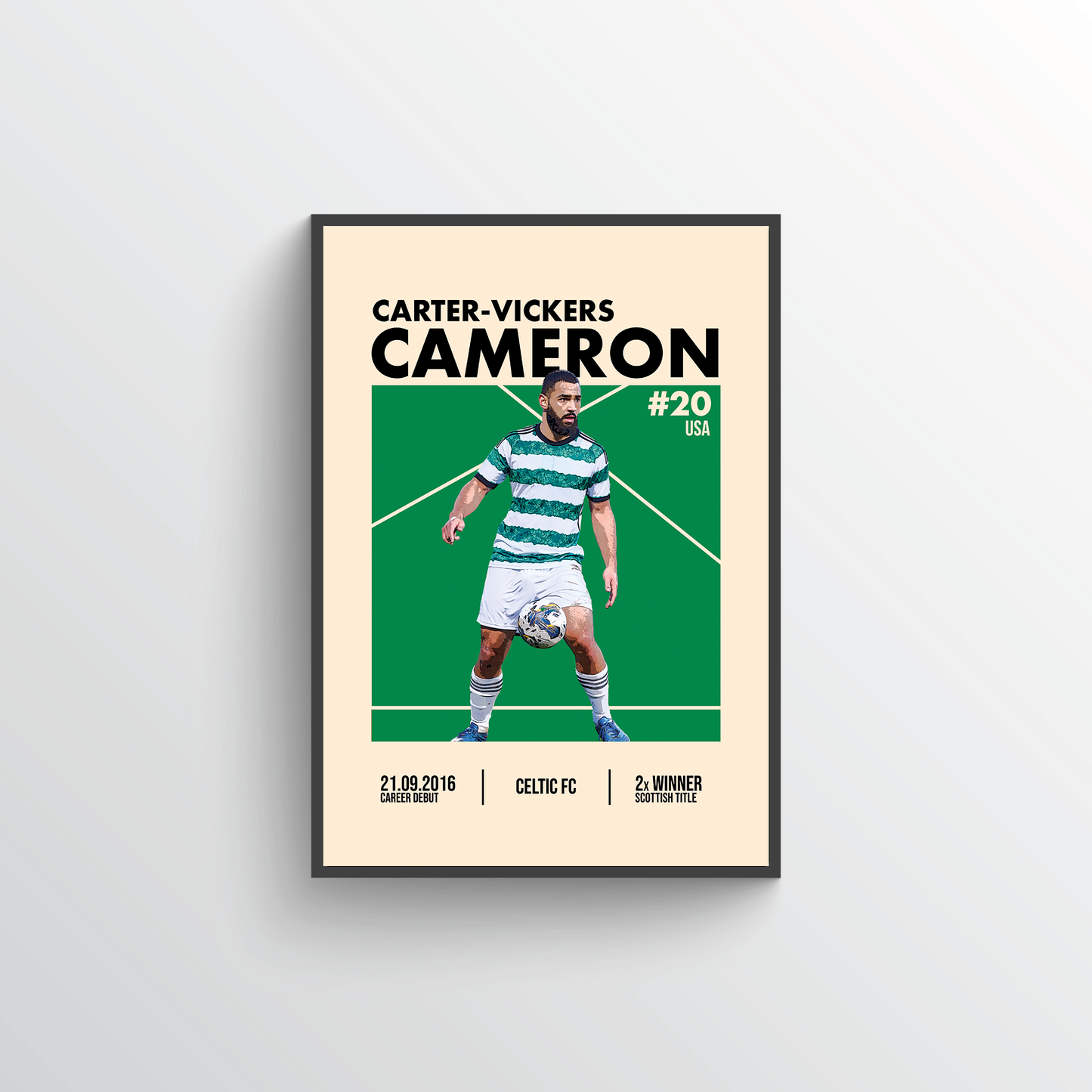 Rest of the World Icon Poster - Cameron Carter-Vickers