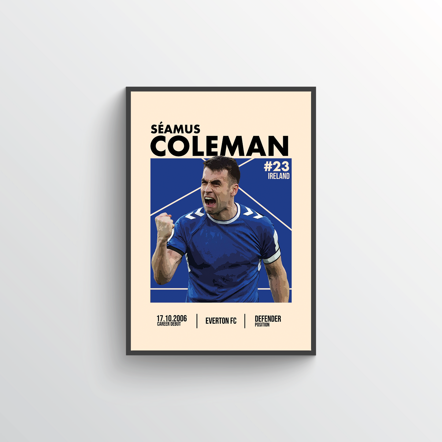 Premier League Icon Poster - Séamus Coleman