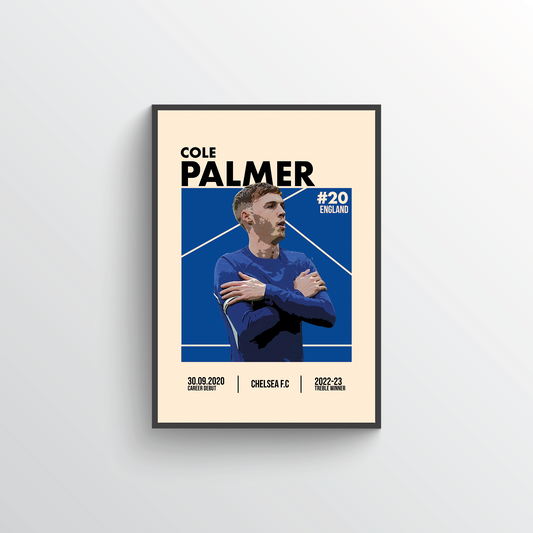 Premier League Icon Poster - Cole Palmer