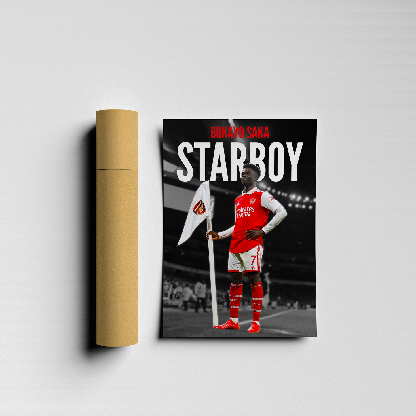 Bukayo Saka Starboy Poster