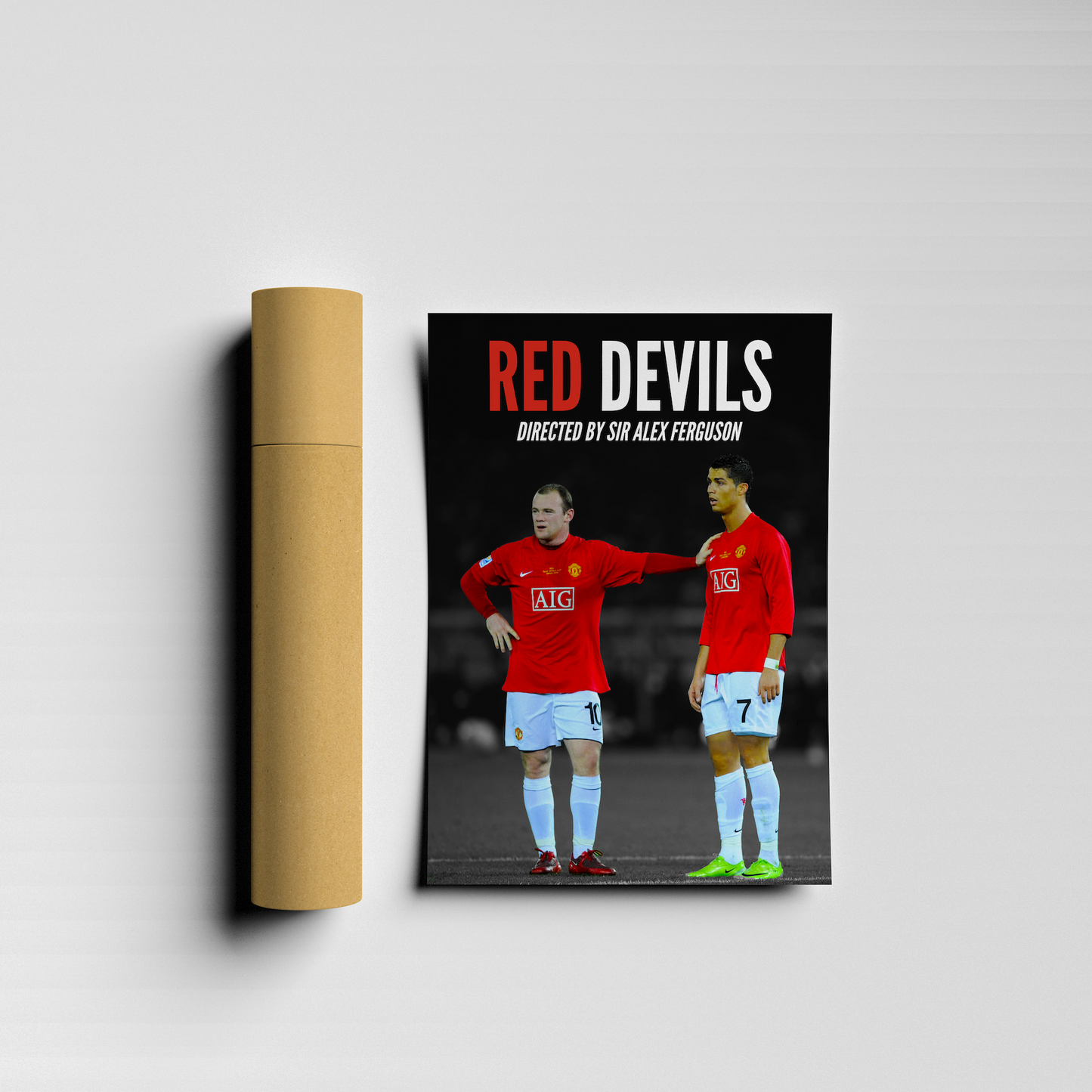 Manchester United Red Devils Poster