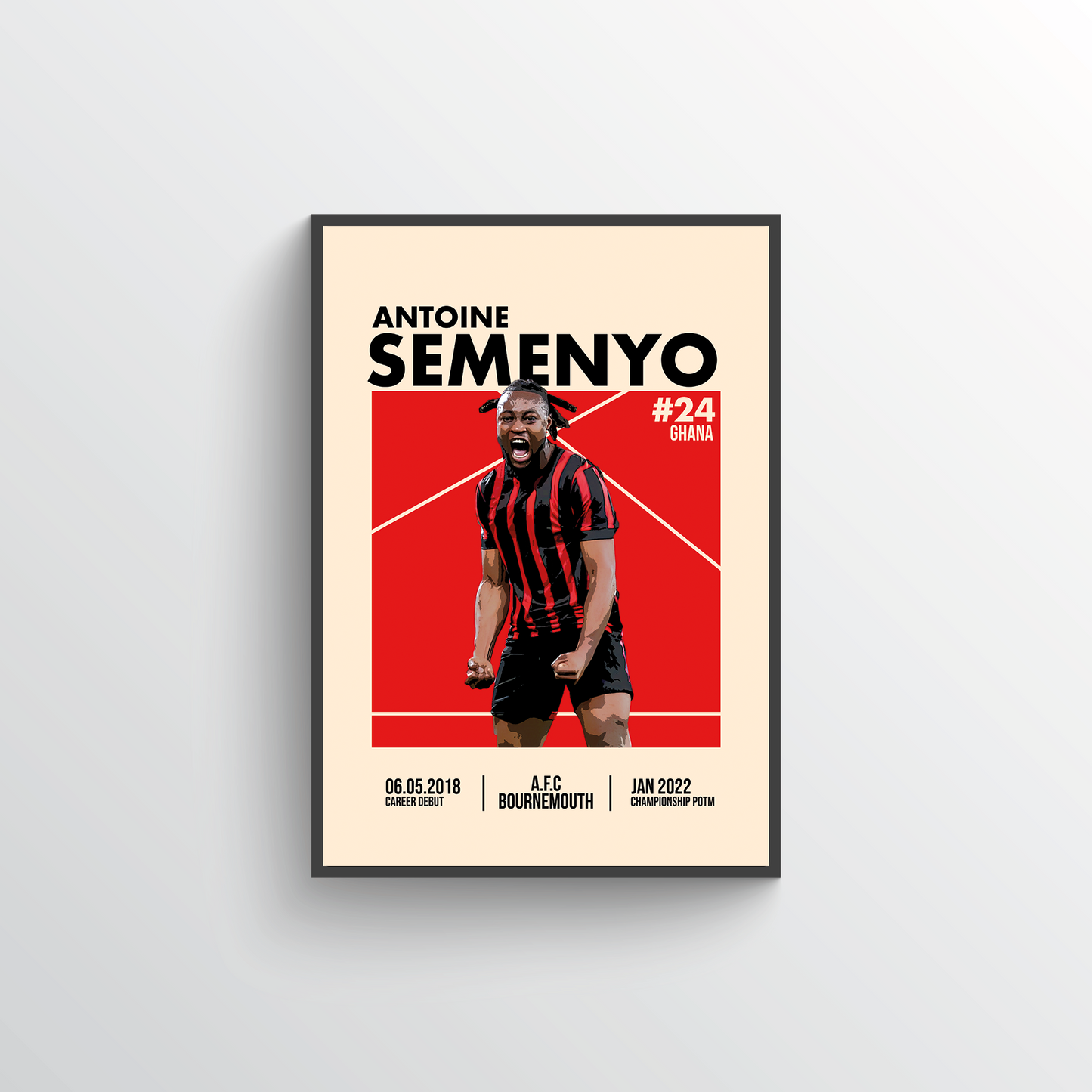 Premier League Icon Poster - Antoine Semenyo